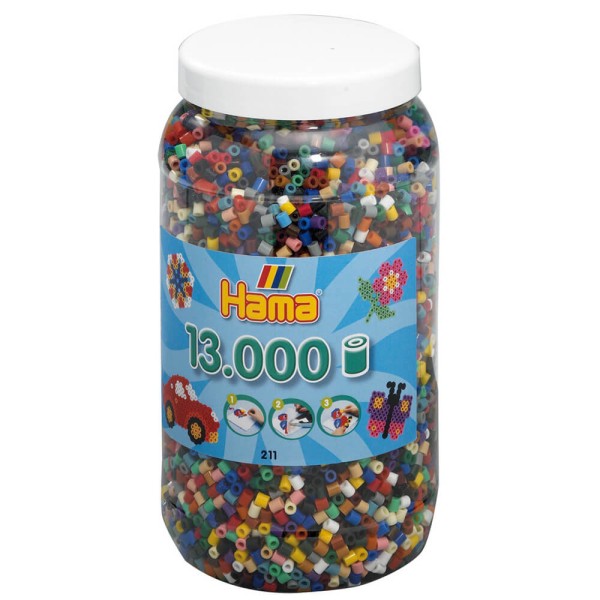 Hama Dose mit 13.000 Bügelperlen